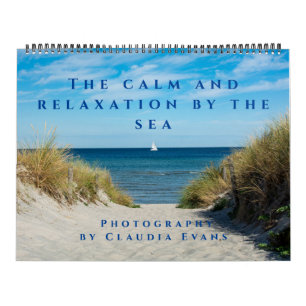 The calm and relaxation by the sea calendar