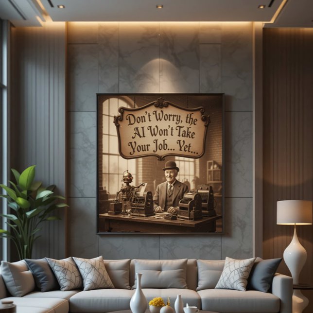 The Calm Before the Digital Storm Canvas Print (Creator Uploaded)