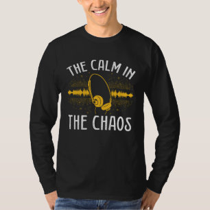 The Calm In The Chaos 911 Dispatcher Emergency Ser T-Shirt