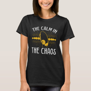 The Calm In The Chaos 911 Dispatcher Emergency Ser T-Shirt