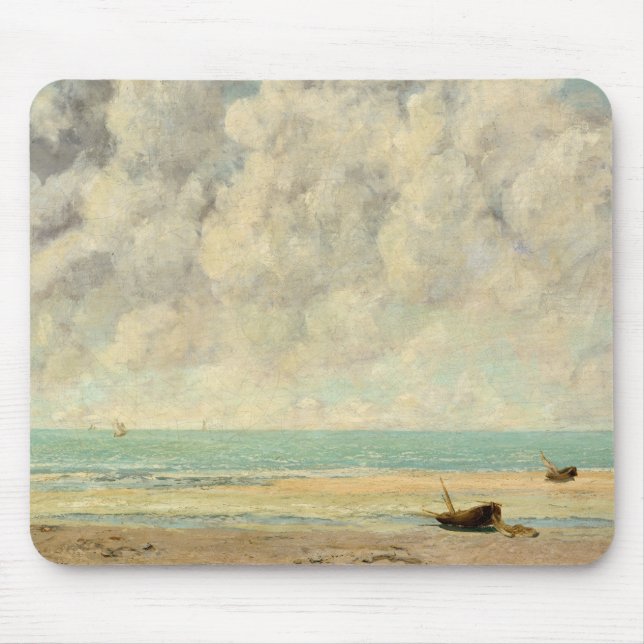 The Calm Sea by Courbet: Mouse Mat (Front)
