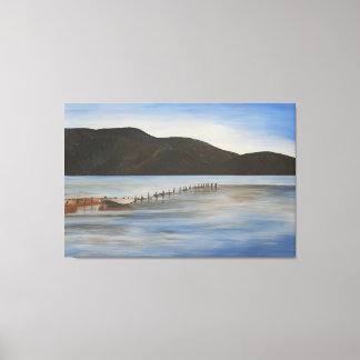 The Calm Water of Akyaka Landscape Art Canvas Print