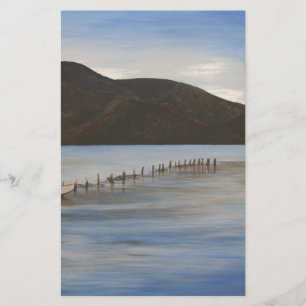 The Calm Water of Akyaka Landscape Art Stationery