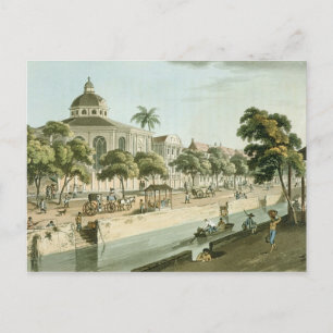 The Calvinistic Church in Batavia, plate 9 from 'A Postcard