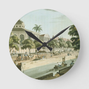 The Calvinistic Church in Batavia, plate 9 from 'A Round Clock