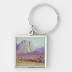 The Camel Train, Condessi, Mount Sinai, 1848 Key Ring