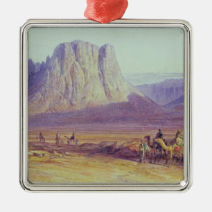 The Camel Train, Condessi, Mount Sinai, 1848 Metal Tree Decoration