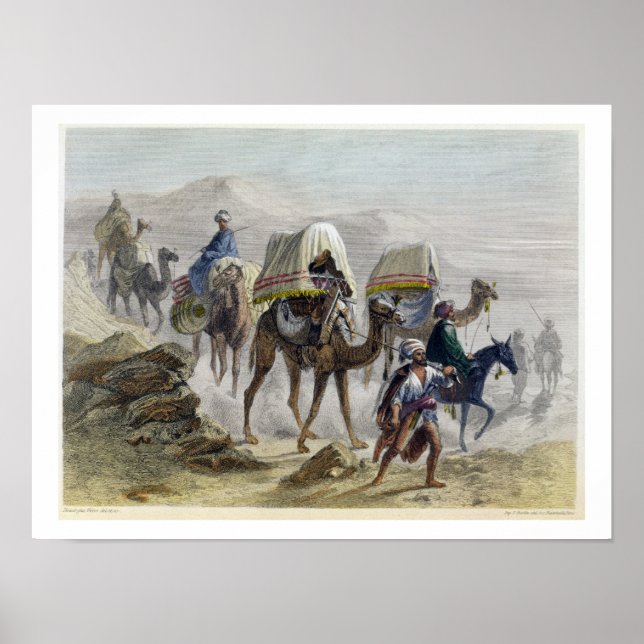 The Camel Train, from 'Constantinople and the Blac Poster (Front)