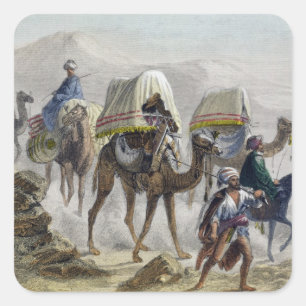 The Camel Train, from 'Constantinople and the Blac Square Sticker