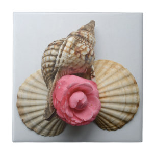 The Camellia And The Shells Tile