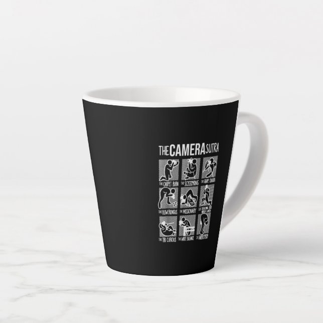 The Camera Sutra Latte Mug (Right Angle)
