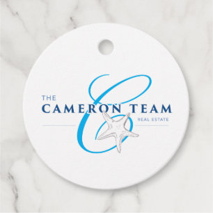 The Cameron Team Personalised Favour Tags