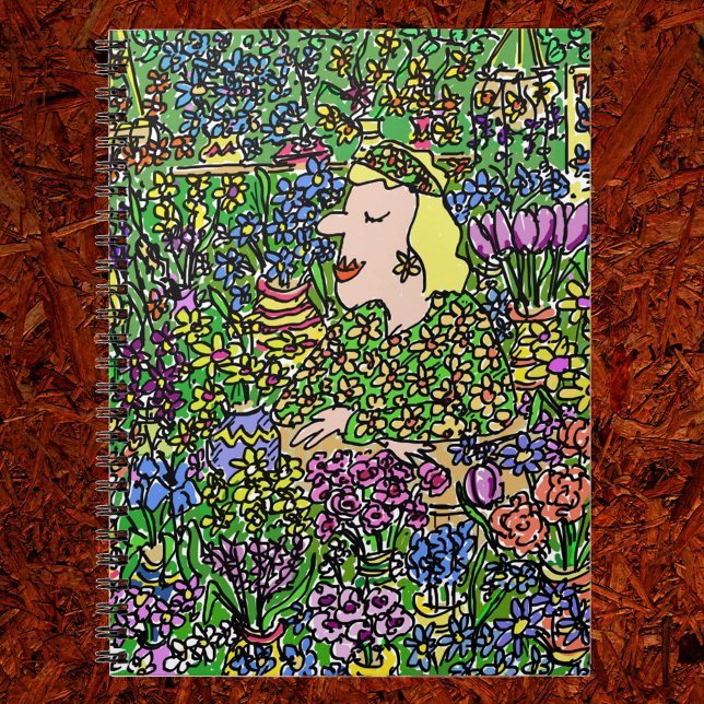 The Camouflaged Florist. Illustration on a Notebook (Creator Uploaded)