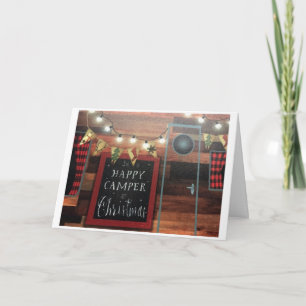 THE *CAMPER* IS READY AND SO ARE WE FOR CHRISTMAS CARD