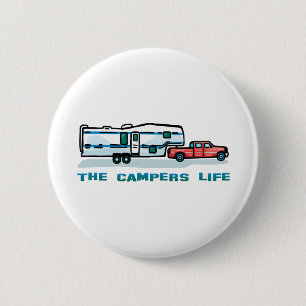 The Campers Life 6 Cm Round Badge