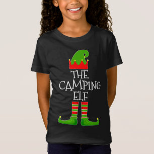The Camping Elf Cute Group Matching Family Christm T-Shirt