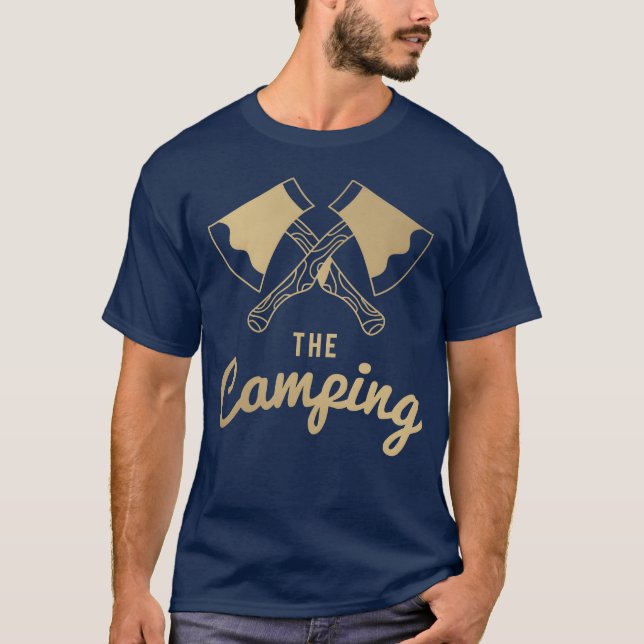 The Camping funny T-Shirt (Front)