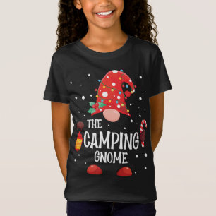 The Camping Gnome Matching Family Christmas Gnome T-Shirt