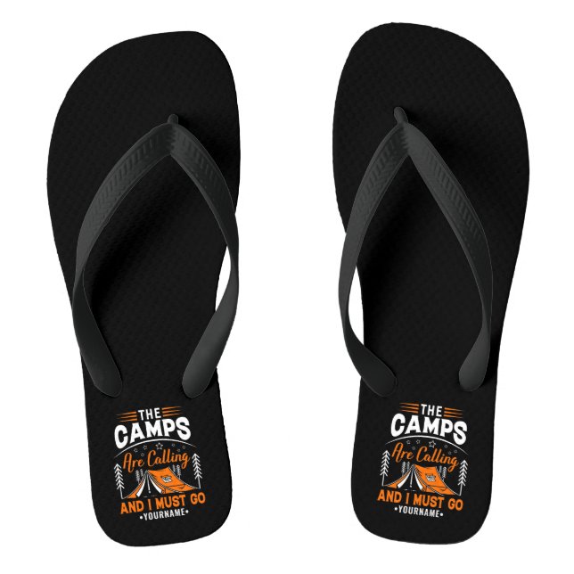 The Camps Are Calling And I Must Go Flip Flops (Footbed)