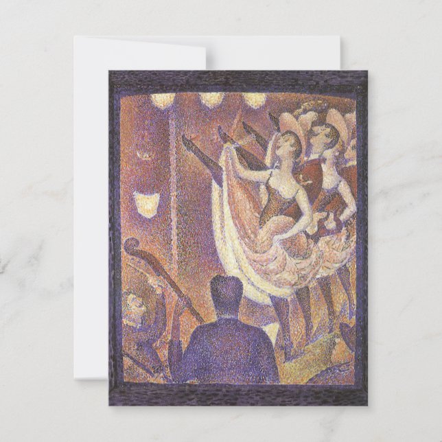 The Can Can Dance, Le Chahut by Georges Seurat (Front)
