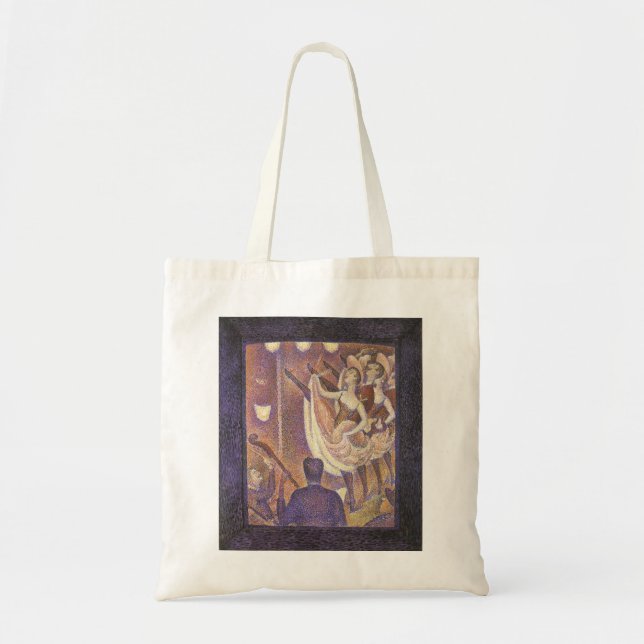 The Can Can Dance, Le Chahut by Georges Seurat Tote Bag (Front)