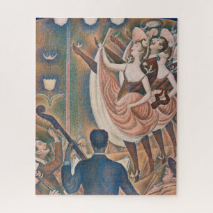 The Can-can Seurat Neo Impressionist Pointillist Jigsaw Puzzle