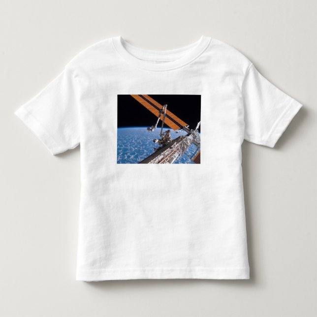 The Canadarm2 and solar array panel wings Toddler T-Shirt (Front)