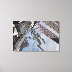 The Canadian-built Dextre robotic system Canvas Print