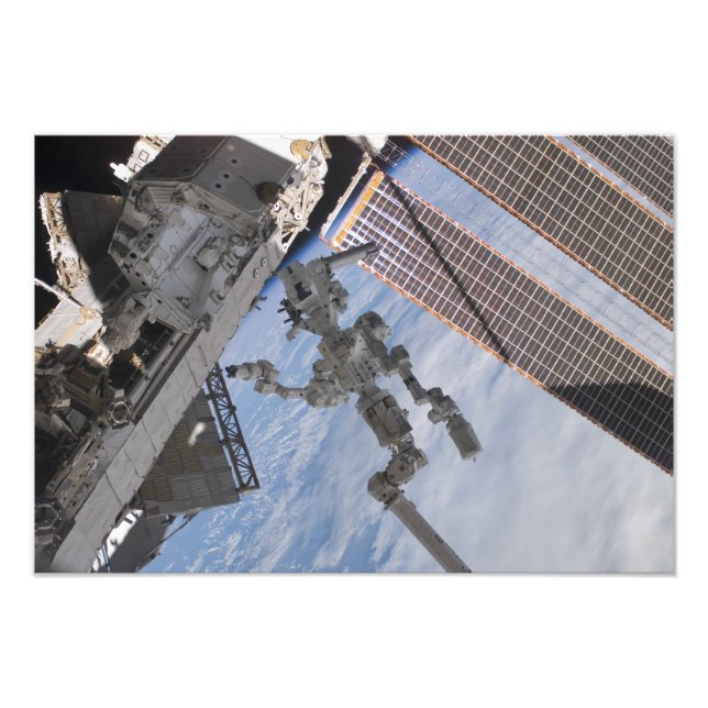 The Canadian-built Dextre robotic system Photo Print (Front)