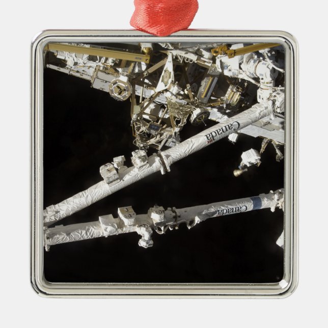 The Canadian-built space station Metal Tree Decoration (Front)