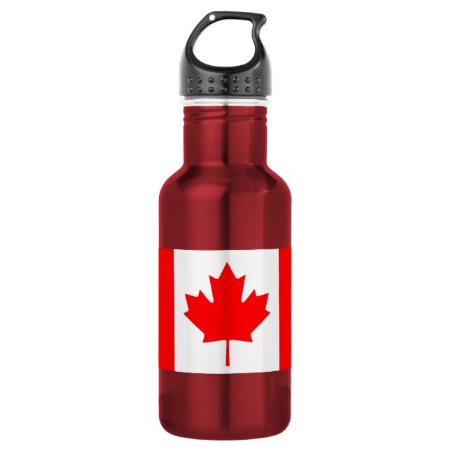 The Canadian Flag - Canada Souvenir 532 Ml Water Bottle (Front)