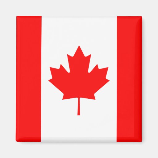 Image of The Canadian Flag - Canada Souvenir Magnet