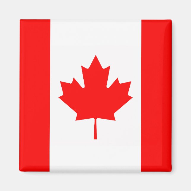 The Canadian Flag - Canada Souvenir Magnet (Front)
