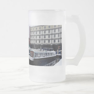 The Canal Frosted Glass Beer Mug