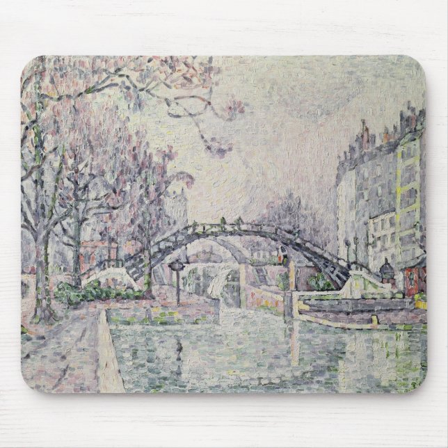 The Canal Saint-Martin, 1933 Mouse Mat (Front)