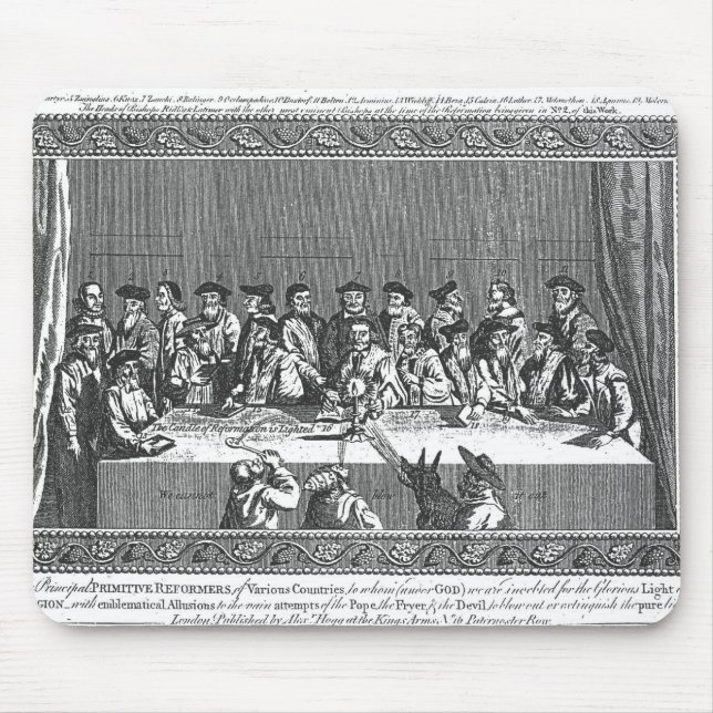 The Candle of Reformation is Lighted' Mouse Mat (Front)