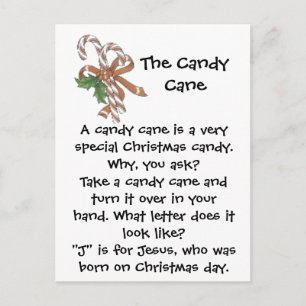 The Candy Cane postcard