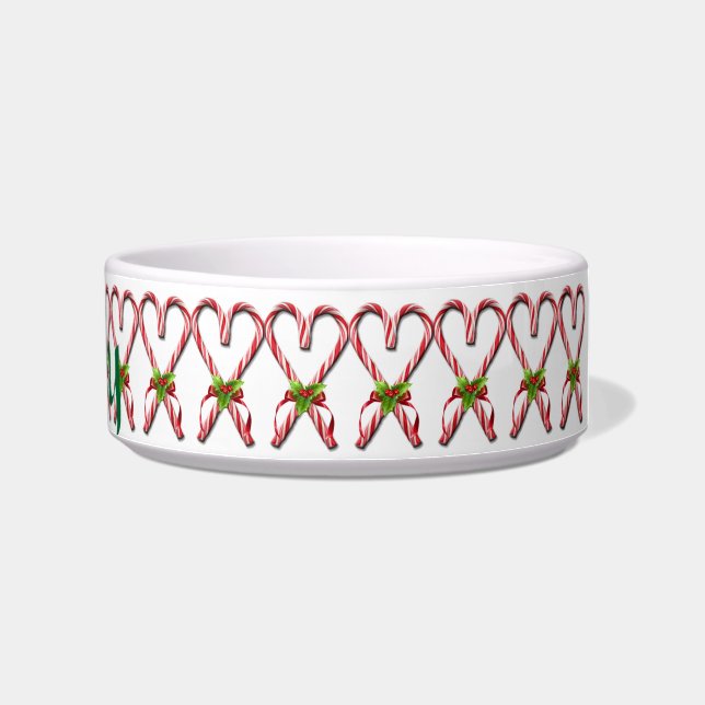 The Candy Canes Heart Collection 2 Bowl (Right)
