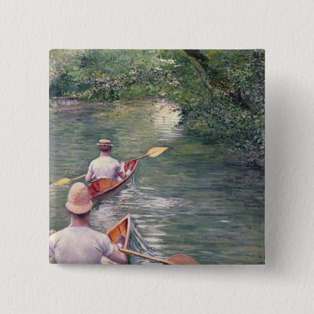The Canoes, 1878 15 Cm Square Badge (Front)