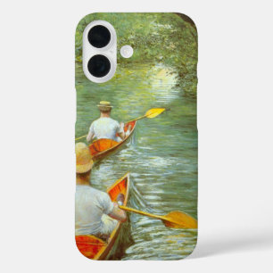 The Canoes, Perissoires by Gustave Caillebotte iPhone 16 Case