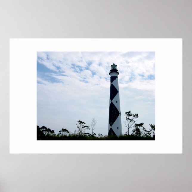 The Cape Lookout Lighthouse Poster (Front)
