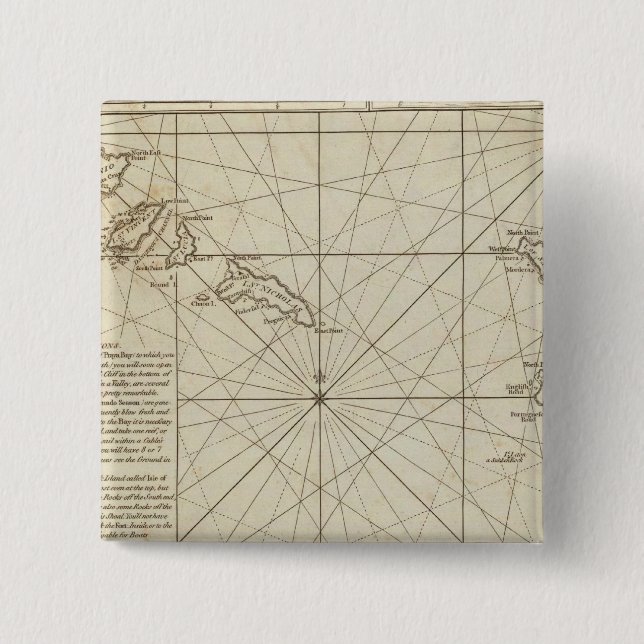 The Cape Verd Islands 15 Cm Square Badge (Front)
