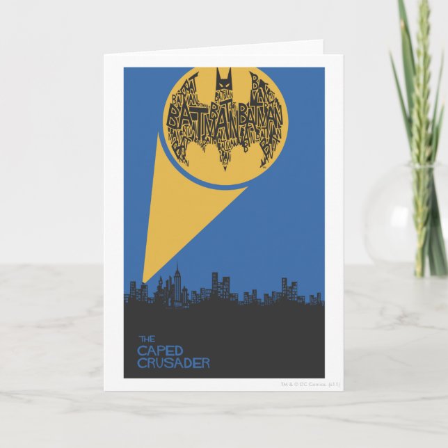 The Caped Crusader Card (Front)