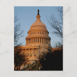 The Capital Dome at Sunset Postcard