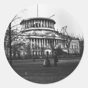 The Capitol Building in Washington D.C. Classic Round Sticker