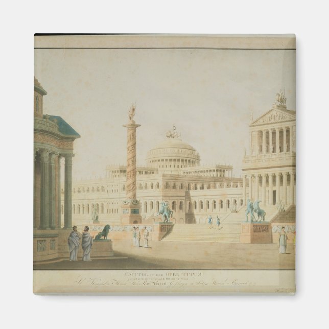 The Capitol, set design for 'Titus' Magnet (Front)