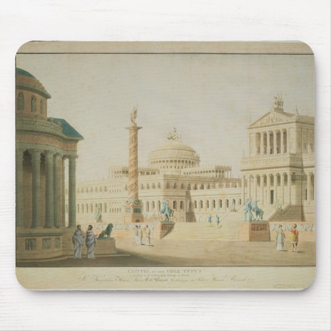 The Capitol, set design for 'Titus' Mouse Mat (Front)