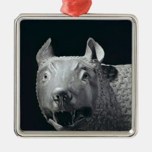 The Capitoline She-Wolf Metal Tree Decoration