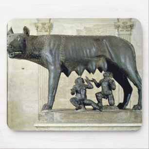 The Capitoline She-Wolf Mouse Mat