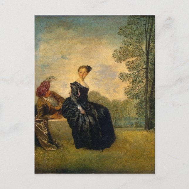 The Capricious Girl Postcard (Front)